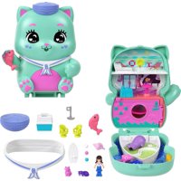Polly Pocket - Set De Bolsillo Playset Polly Sail Kitty Con 1 Micromuñeca Y Mascotas