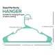 thumbnail image 2 of Organizadores de armario Aqua Hangers Utopia Home de Plastic Hangers, paquete de 50, 2 of 6