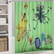 thumbnail image 5 of Juego de Cortina de Ducha y Alfombras Desmarcar Lloyd de las Moscas 4 Piezas, 5 of 6
