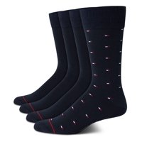 Calcetines De Vestir Tommy Hilfiger Lightweight Comfort Crew, Paquete De 4