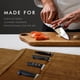 thumbnail image 4 of Funda enrollable para cuchillos ELIZO Leather Professional Chef, 4 of 7