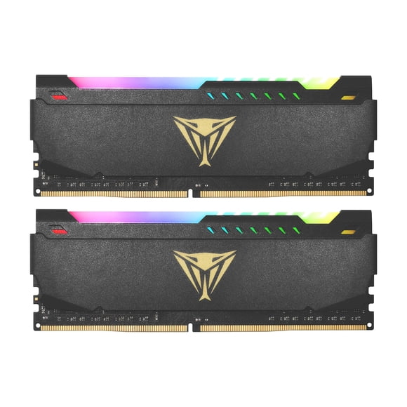 Ram Patriot Viper Steel Rgb Ddr4 De 16 Gb (2 X 8 Gb) A 3200 Mhz