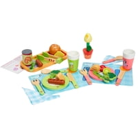 Juego De Juguetes De Madera Bluey Dine In 32 Piezas