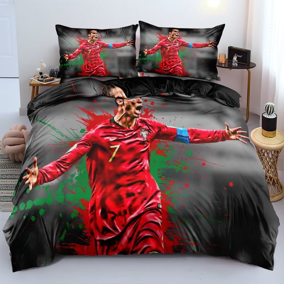 M-a-s-s-e-y Three-Piece Bedding Set