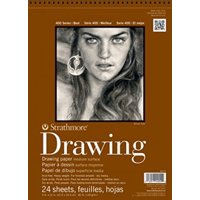 Papel De Dibujo Strathmore Serie 400, 24 Hojas, 12 X 18 Pulgadas