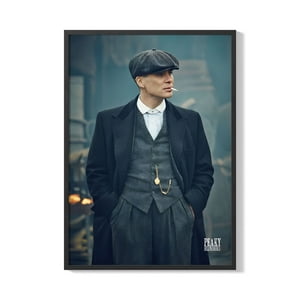 Creango - Cuadro Poster Enmarcado Thomas Shelby Peaky Blinders Decorativo