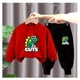 thumbnail image 2 of Buzo Niño Infantil Algodon Poleron Pantalon Dino rojo 12, 2 of 5