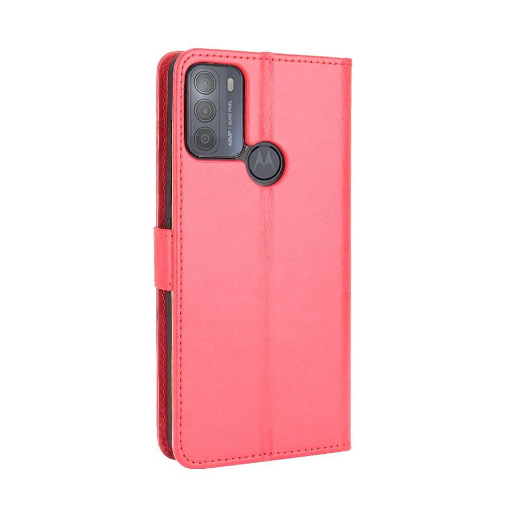 Foxdock - Funda Tipo Libro Para Motorola Moto G50, Cartera Todo‑en‑uno, Funda Multifuncional Con Tarjetero Y Correa De Muñeca Desmontable