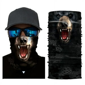 Imprinted Bandit - Bandana Animal Oso Negro Grizzly Bear