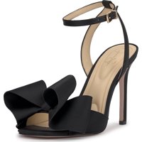 Sandalias Jessica Simpson Olivine Con Moño En Satén Y Tacón De 10 Cm