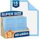 thumbnail image 1 of Almohadillas desechables MILDPLUS de 100 x 150 cm, superabsorbentes, 30 unidades, 1 of 9