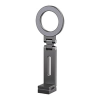 Bothyi - Soporte Magnético Para Teléfono De Escritorio, Abrazadera De Montaje, Soporte Para Teléfono Portátil De Metal, Gris
