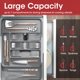 thumbnail image 2 of Organizador de cajones de cocina Aujen, utensilio expandible, color gris, 2 of 3