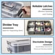 thumbnail image 4 of Caja de Almacenamiento CraftGenes 24 cm 4 Niveles 10 qt Gris, 4 of 9