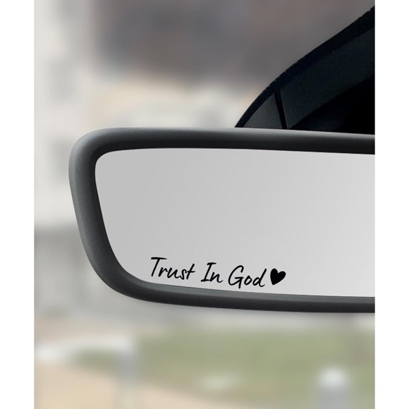 SCUARI 4PCS Car Stickers, Cars Decals, Car Accessories Trust in God