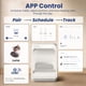 thumbnail image 5 of Comedero automático para gatos con microchip RFID PawSpik, capacidad de 4 litros, 5 of 9