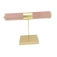 thumbnail image 2 of Organizador Multifuncional para Joyería, Soporte para Presentación de Joyería Rosa Y Dorado, Estante para Joyería para Tocador, Escaparate, Regalo Par Estilo A, 2 of 5