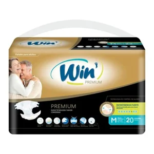 Win - Premium Pañales Para Adulto Talla M 20U