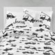thumbnail image 2 of Juego de cama de construcción monocromo, 2 of 3