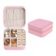 thumbnail image 1 of Caja organizadora de accesorios de viaje portátil de cuero PU REGALWOVEN para mujeres y niñas rosa, 1 of 7