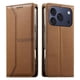 thumbnail image 1 of Funda tipo cartera con bloqueo RFID para iPhone 17 Pro Max cubierta magnética de cuero con tapa y soporte Marrón, 1 of 6