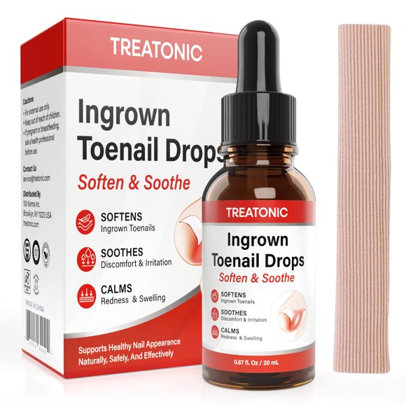 Tratamiento para Uñas Treatonic 20 ml – Gotas y Protectores para los Dedos del Pie