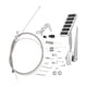 thumbnail image 3 of Reparación del eje del pedal del acelerador de aluminio, ajuste completo de 360 degree, repuesto para vehículo de mantenimiento, kit de cable del acelerador, 3 of 5