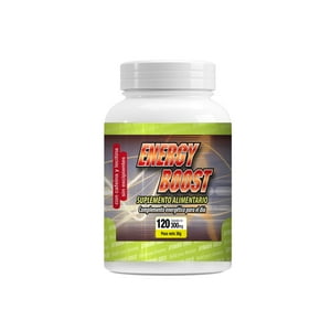Aminas Nutrición - Energy Boost, Energizante Natural 120 Cáp 300Mg