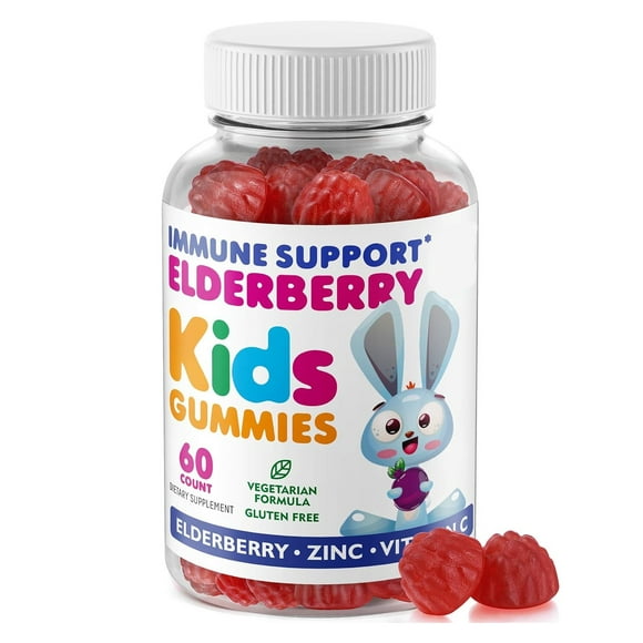 Kids Smart Mejora Sistema Inmune Elderberry Gomitas Niños