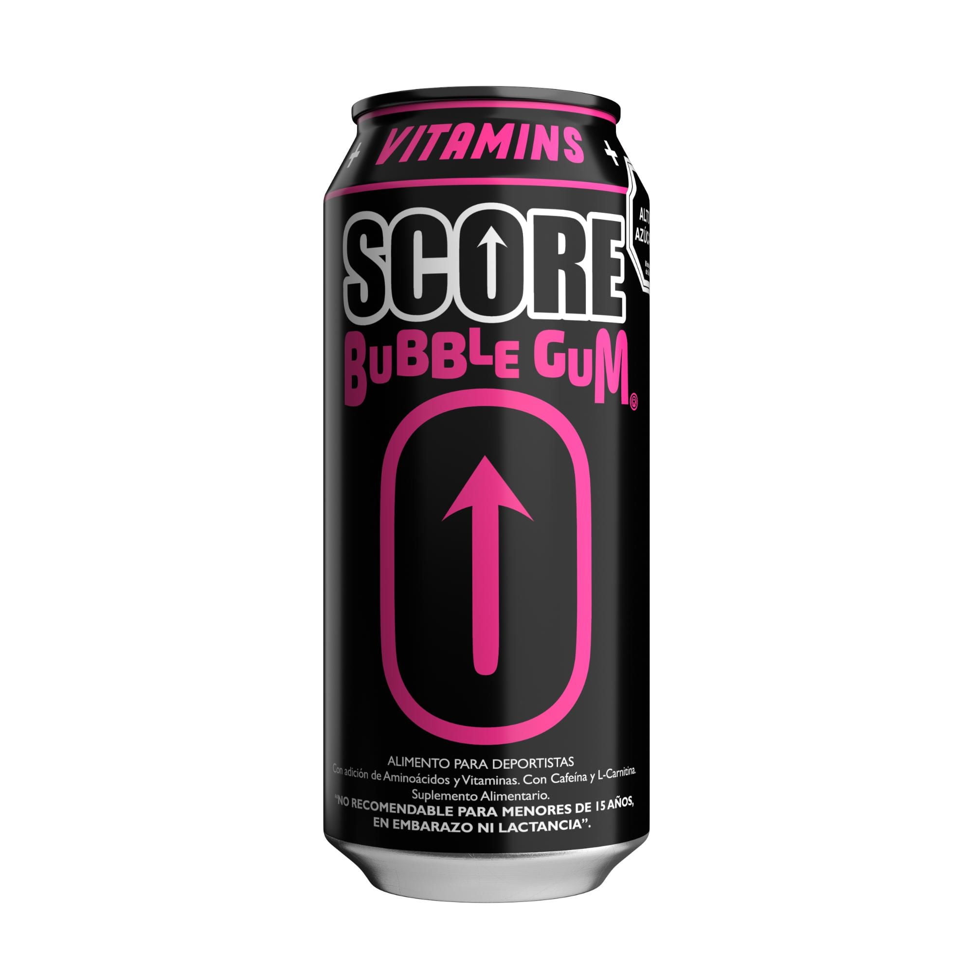 Bebida Enérgetica Bubble Gum Lata 473 ml Score