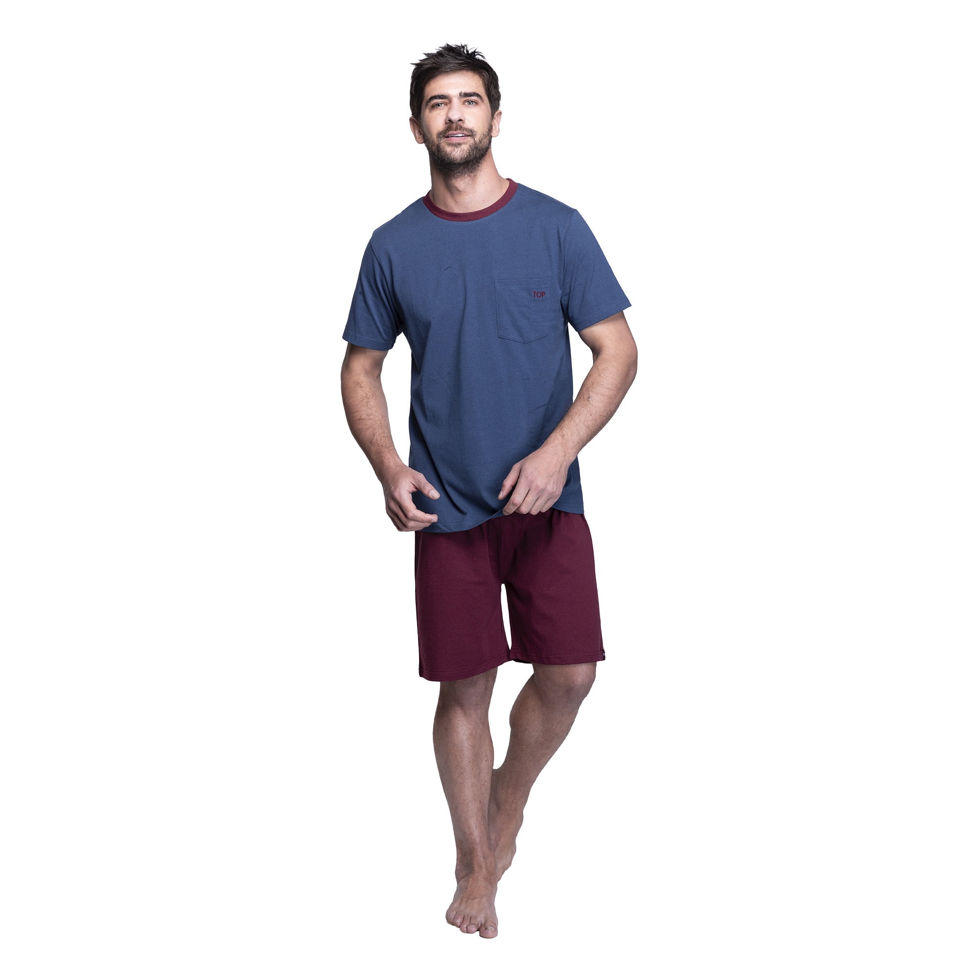 Top - Pijama Hombre Verano Algodón C2