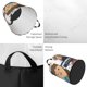 thumbnail image 4 of Efectos Secundarios Comunes Cesta de lavandería de gran capacidad redonda con asa, bolsa para ropa sucia plegable, almacenamiento para dormitorio, baño y lavadero 44x35 cm, 4 of 6
