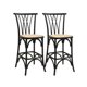 thumbnail image 1 of Pack 2 Sillas Altas Amelia de Madera - Negro, 1 of 3