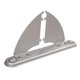 thumbnail image 1 of Divisor de ambientes GOF Pierna de seguridad de acero 5 × 41 × 15 cm gris, 1 of 7