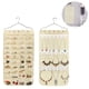 thumbnail image 1 of Organizador de joyas colgante de doble cara con 40 bolsillos y 20 ganchos para cinta adhesiva, organizador de collares y cadenas., 1 of 8