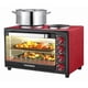 thumbnail image 2 of Horno Eléctrico 2 En 1 Con Encimera Turbo 55 L Telefunken Rojo, 2 of 7