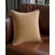 thumbnail image 3 of Pack De 4 Fundas De Cojin Lisa Con Borde 45x45 Marron, 3 of 4