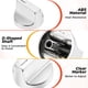 thumbnail image 2 of Perillas para estufa MOOTVGOO pack de 4 W11366438 para Whirlpool, 2 of 7