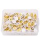 thumbnail image 2 of Chinchetas VAPKER 200 PCS Cabeza Redonda de Plástico Blanco, 2 of 7