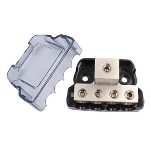 Bothyi - Car Audio Power Distribution Block Distribuidor De 4 Vías Para Vehículos Náuticos