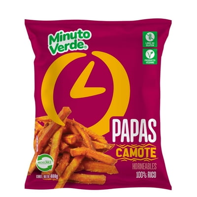 Papa Camote 400 G Minuto Verde