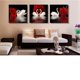 thumbnail image 2 of 3 Panel Romántico Rose & Swan Lienzo Arte De La Pared Imagen Impresión En Lienzo Decoración Para El Hogar M, 2 of 3