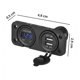 thumbnail image 2 of Cargador Doble Usb Con Voltímetro Y Toma 12v Empotrable HaoMai, 2 of 5