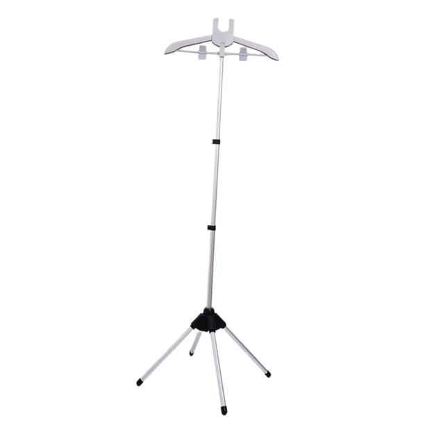 Colgador de ropa para planchar a , colgador para máquina de planchar, altura ajustable, accesorios fáciles de usar, estante vaporizador de ropa gris