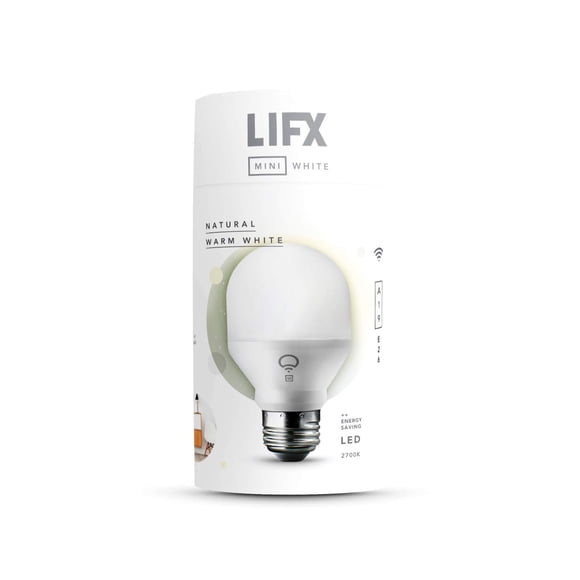 Bombilla LED inteligente LIFX Mini blanca (A19) 9W regulable