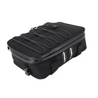 Magideal - Bolsa Para Motocicleta, Bolsa De Equipaje De Viaje De Nailon Con Cremallera, Bolsa Con Extremo Negro Para Exteriores De Gran Capacidad, Resistente Al