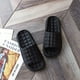thumbnail image 1 of Comfortable Women's Plaid House Slides - Soft Sole Non-Slip Indoor Slippers for Minimalist Style and Comfort, 1 of 5