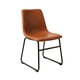 thumbnail image 1 of Silla Comedor Cuero Metal Industrial Vintage Cocina Burgos Caramelo, 1 of 8
