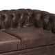 thumbnail image 4 of Sofa Florencia 2 Cuerpos Cuero Colorado Marron, 4 of 5