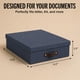 thumbnail image 4 of Caja de almacenamiento Bigso Box 8 cm × 26 cm × 35 cm, juego de 3, azul, 4 of 9